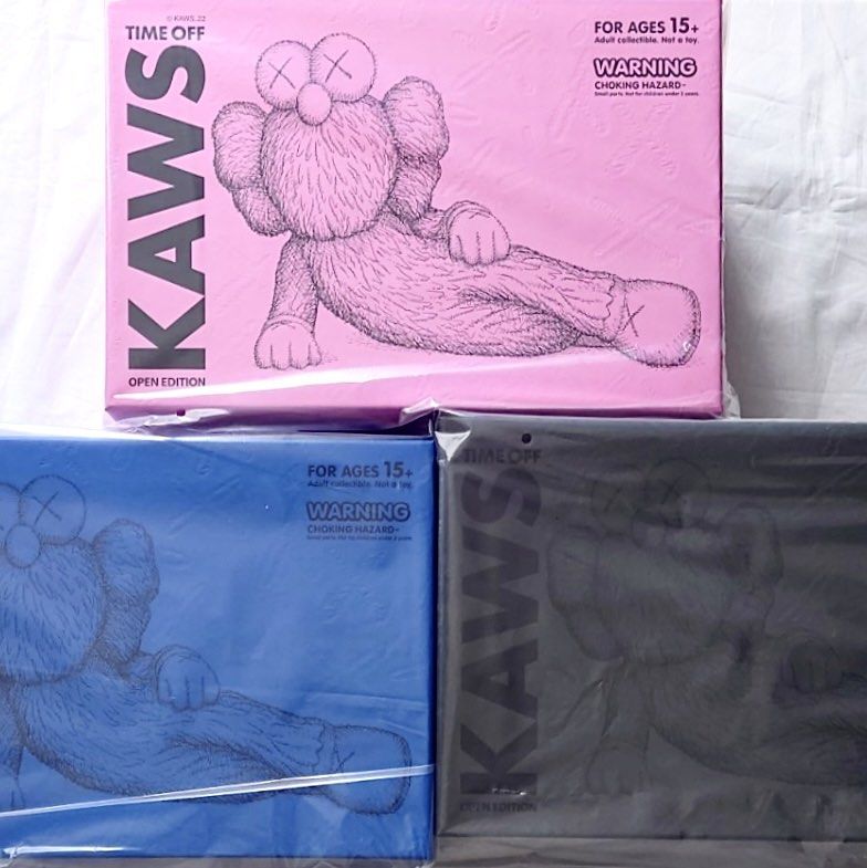 2021年新作入荷 新品未開封 KAWS 新品未開封 TIME OFF OFF PINK 24時