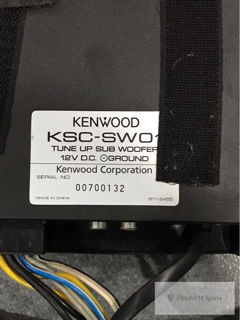 Kenwood KSC-SW01 (Underseat Subwoofer), Audio, Other Audio Equipment on ...