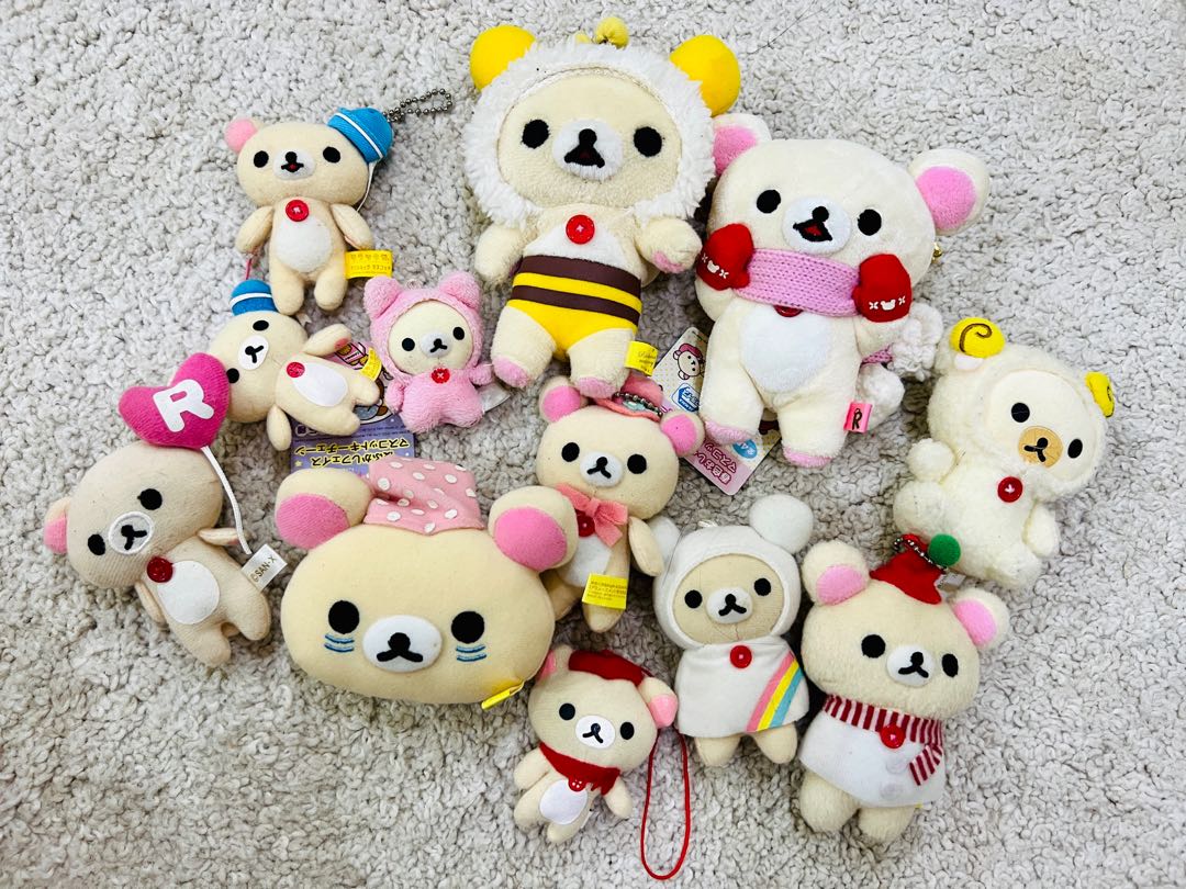korilakkuma soft toy Keychain set, Hobbies & Toys, Toys & Games on