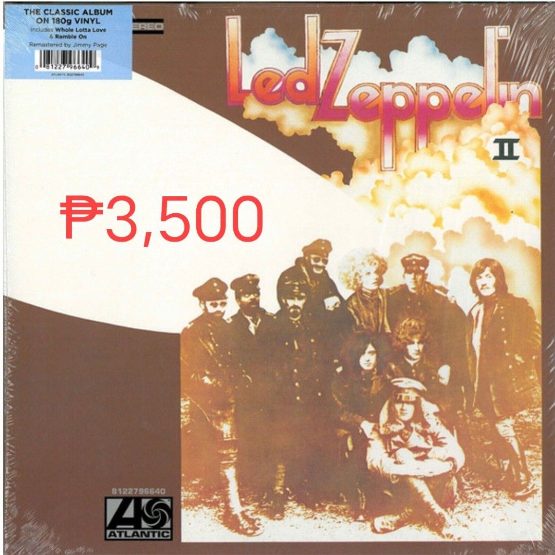 LED zeppelin vinyl records album (Category: Vinyls) located in Manila. Submitted by ramonrobin.cruz (Listing ID 1217359936, Image 2). Description: Remastered album LED zeppelin 1 = ₱3,500 LED zeppelin II = ₱3,500 LED zeppelin III = ₱3,500 LED zeppelin IV = ₱3,500 Steel storage shelves/vinyl storage 👇🔗 https://shope.ee/501VvicRrE Adelle vinyl records 👇🔗 https://shope.ee/6zmlCxkDLv Vinyl cleaner 👇🔗 https://shope.ee/9zQJZjvjwC Vinyl record bru