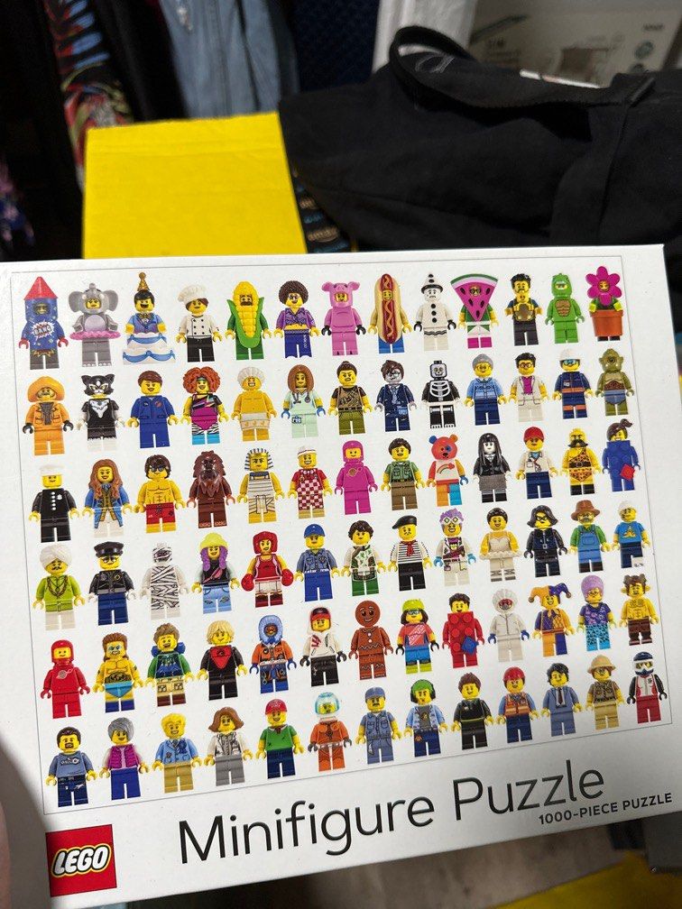 Lego minifigure sales jigsaw