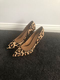 Leopard print heels