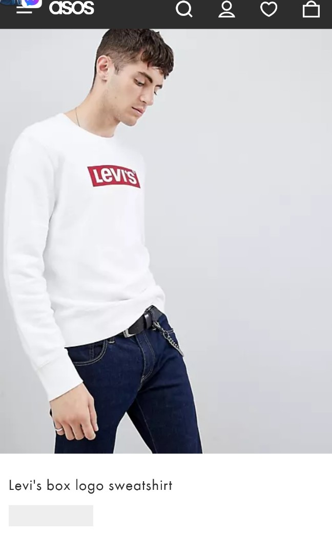 Levi's Sweatshirt, Men's Fashion, Tops & Sets, Hoodies on Carousell