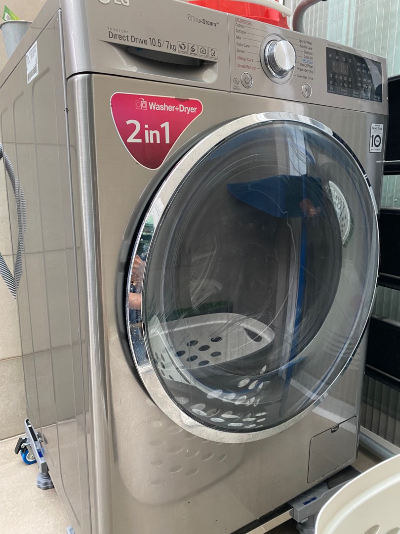 LG 10.5 kg /7 kg washer dryer, TV & Home Appliances, Washing Machines