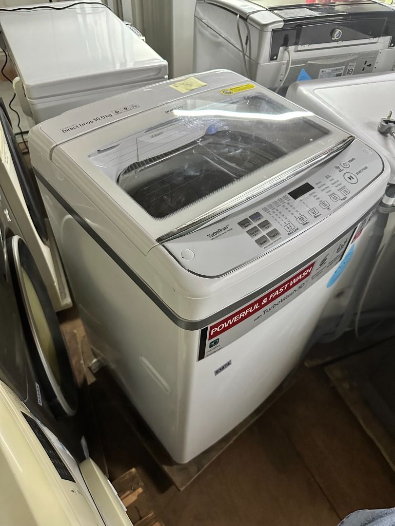 LG 10KG TopLoader Washing Machine TH2110DSAW (93074), TV & Home