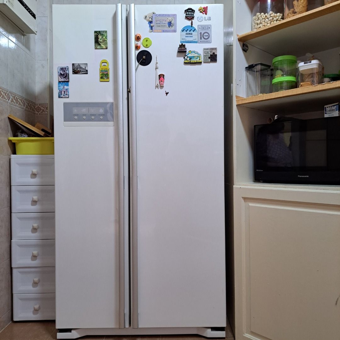 LG Double Door Refrigerator Freezer Working well (Available 31 March