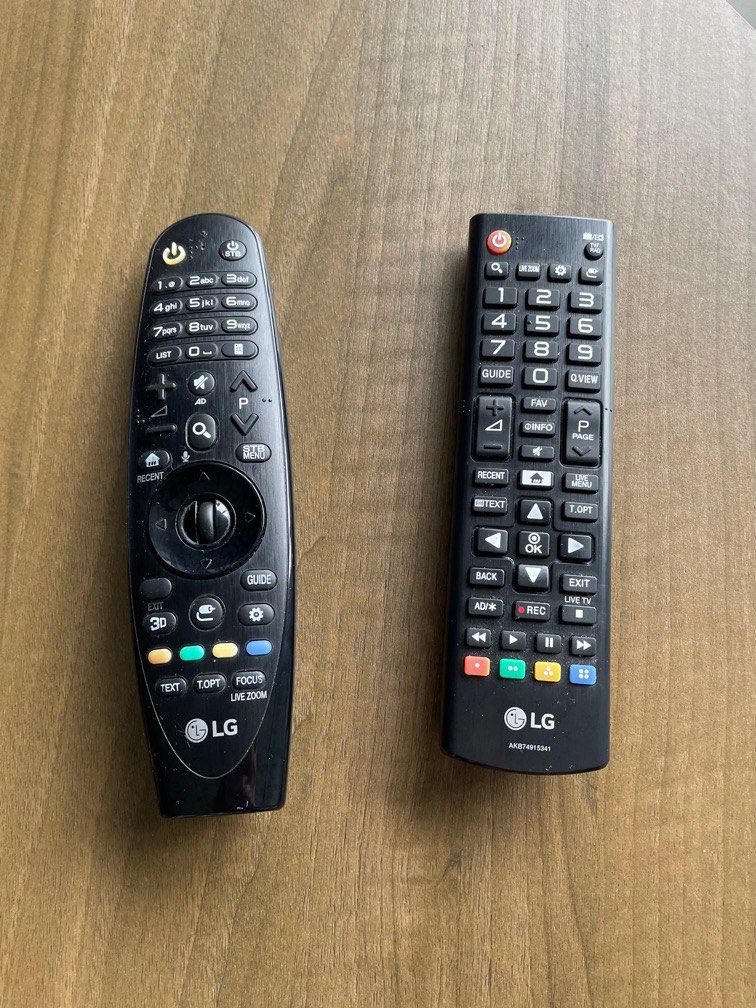 LG tv remote controls, TV & Home Appliances, TV & Entertainment, TV