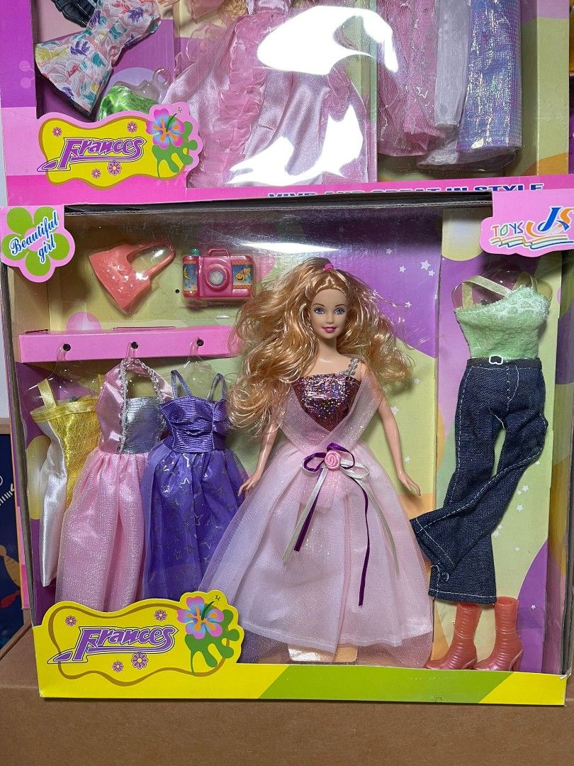 Like Barbie doll charming beauty dress up playset toy for girl kid