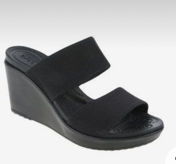 Crocs leigh ii 2 strap wedge sale