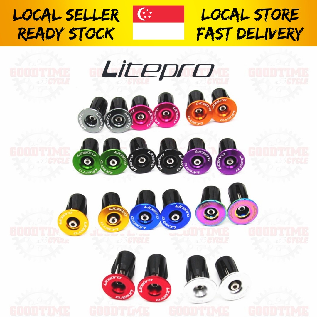 Litepro Handlebar Expansion Plug 2224mm Lock Grip End Cap Bicycle Road