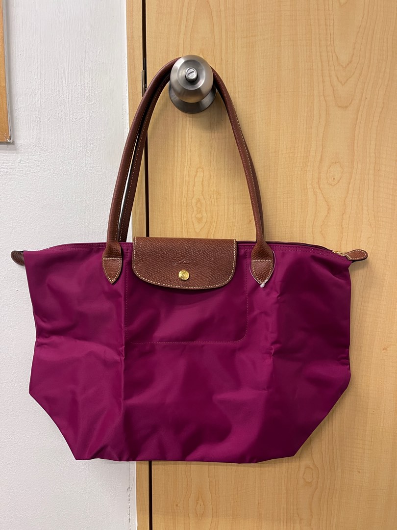 Authentic Longchamp Pink Dahlia