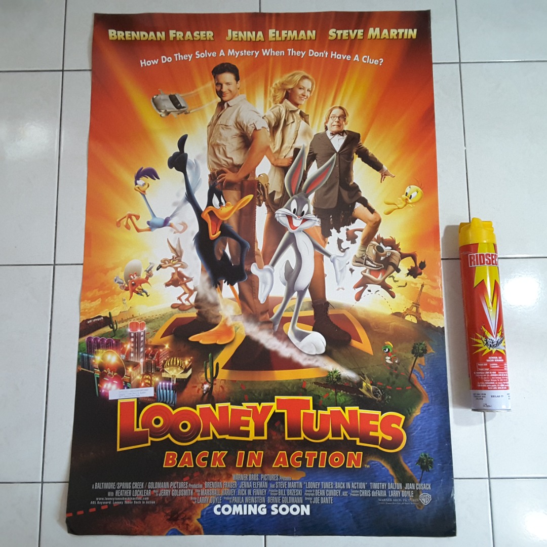 LOONEY TUNES Back In Action 2003 Movie Limited Edition Poster Original