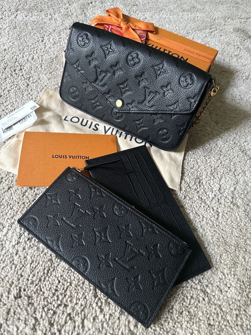 Louis Vuitton Felicie Pochette Empreinte Rose Poudre, Luxury, Bags &  Wallets on Carousell