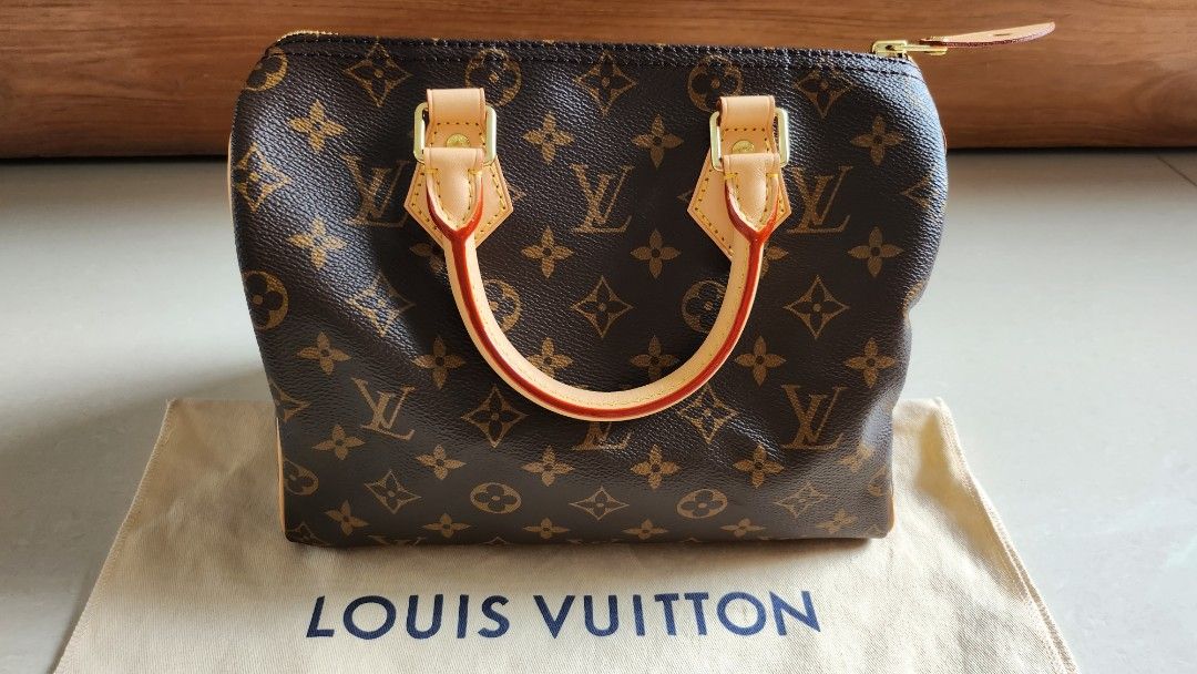 Louis Vuitton Speedy 25 bag lv, Barang Mewah, Tas & Dompet di Carousell