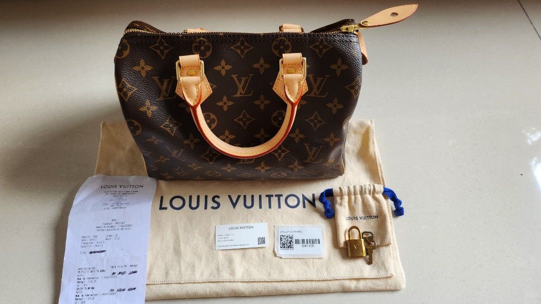 Tas louis vuitton speedy size 25 cm (ada no seri tembus google), Barang  Mewah, Tas & Dompet di Carousell