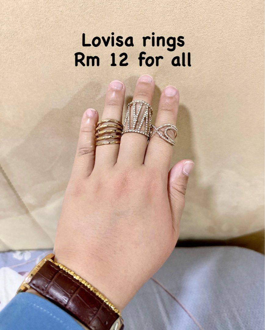 Lovisa rings, Women's Fashion, Jewelry & Organisers, Rings on Carousell