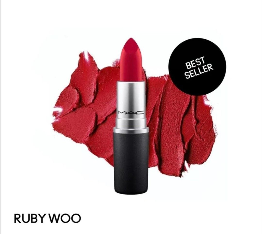 MAC Retro Matte Lipstick - Ruby Woo : : Beauty & Personal Care