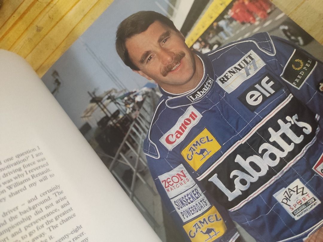 Mansell and Williams Book (Category: Storybooks) located in Quezon City. Submitted by tsktsktskk (Listing ID 1217316574, Image 3). Description: Mansell and Williams: The Challenge for the Championship. Never had the chance to read it. RFS: Decluttering .