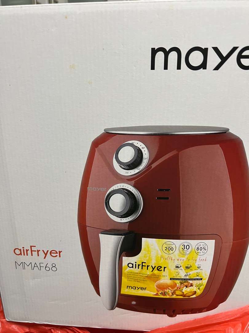 Mayer 2.6L Air Fryer MMAF68 White, TV & Home Appliances, Kitchen