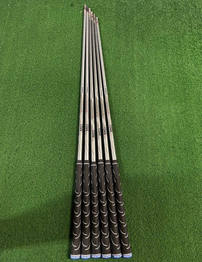 MCI 80S Iron Shafts (5PW) with grips, Sports Equipment, Sports & Games