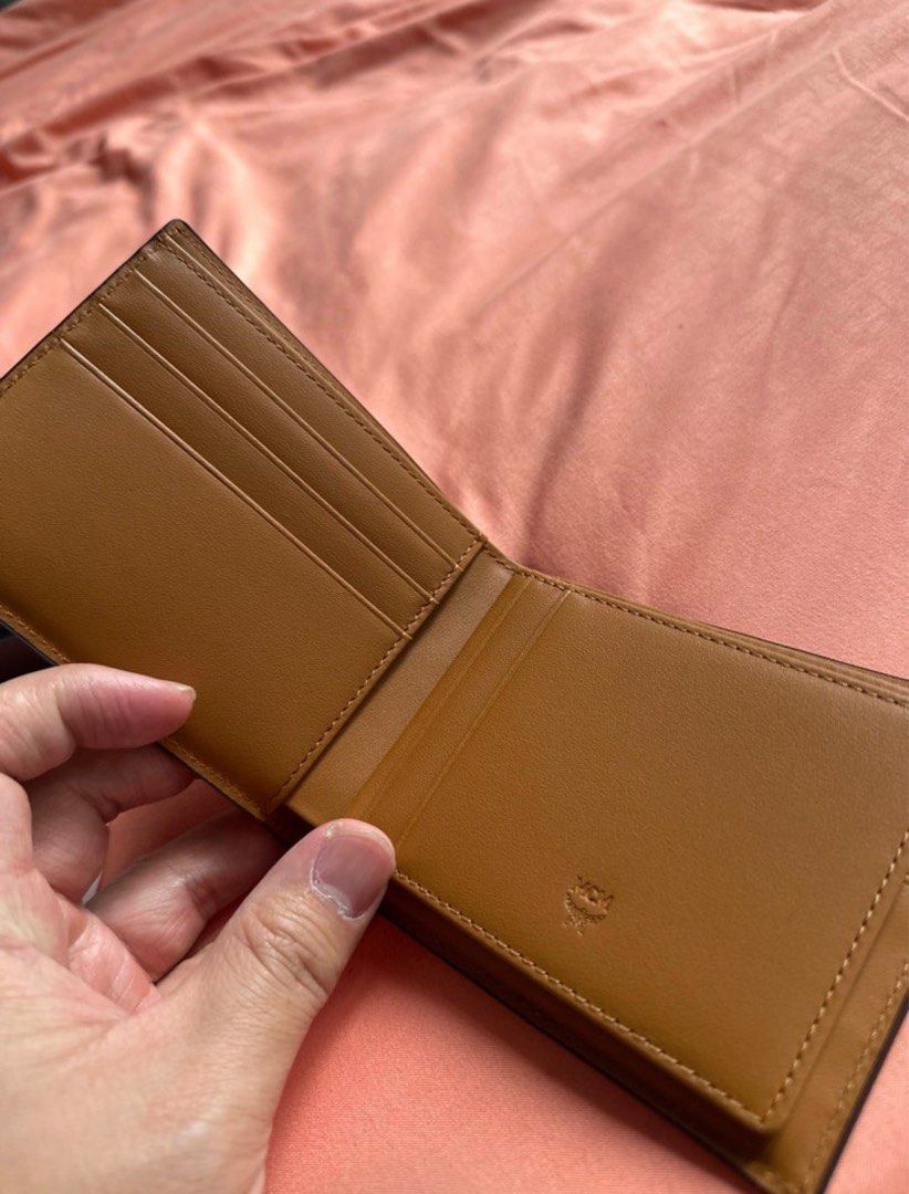 Brown Leather Visetos Original Bifold Wallet