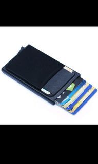 Men&Women Metal ID Credit Card Holder RFID Protector Aluminum Wallet Card Case