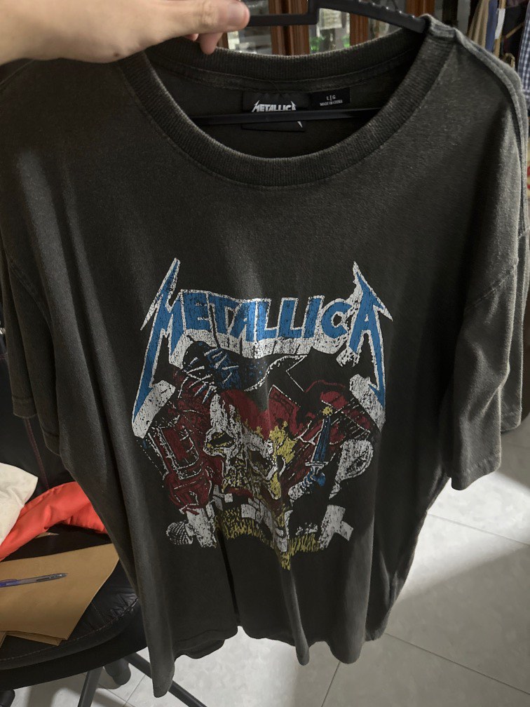 Metallic Coated Cotton T-Shirt main image 0