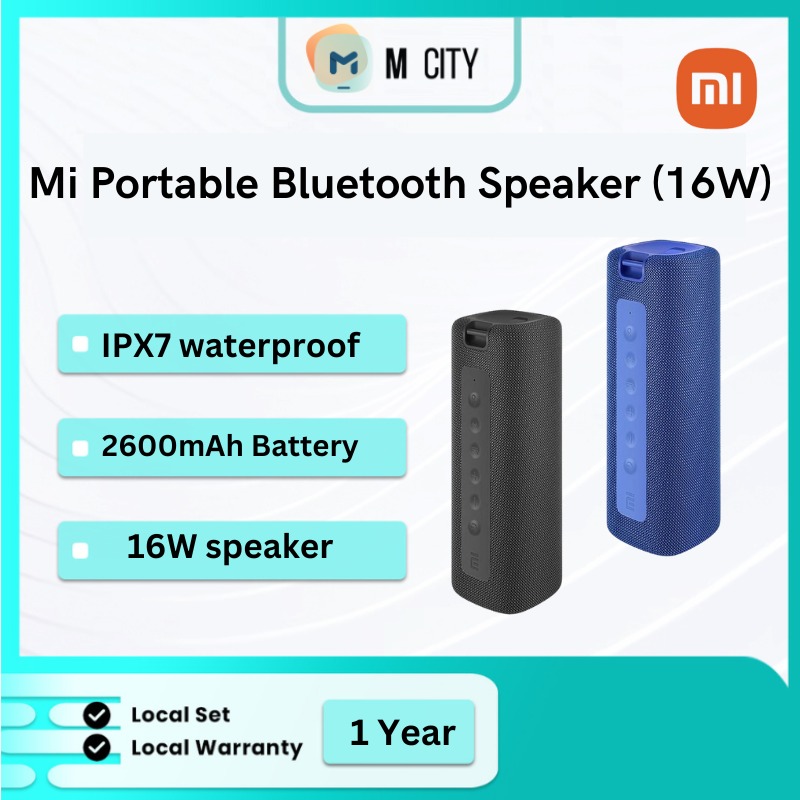 Mi Portable Bluetooth Speaker (16W), Audio, Soundbars, Speakers ...
