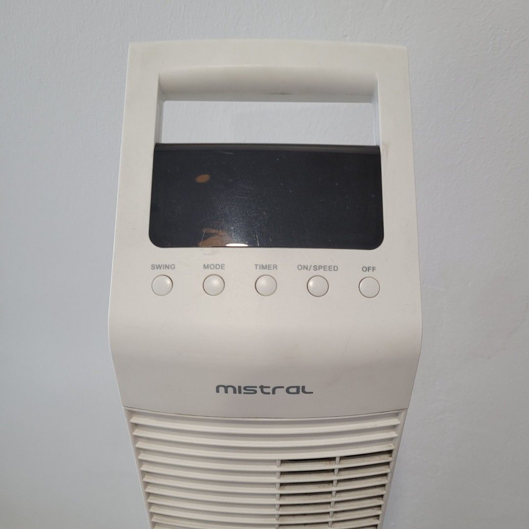 Mistral Tower Fan (3 speed) with Remote Control, Furniture & Home