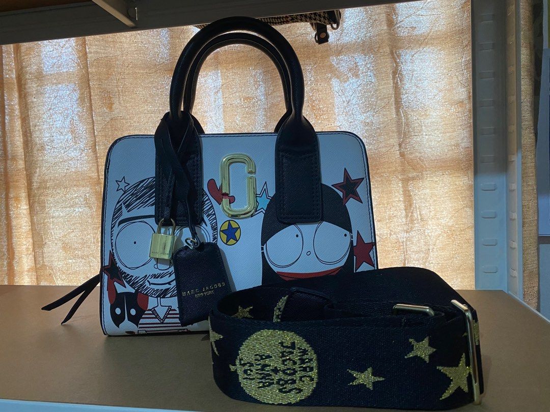 MARC JACOBS + ANNA SUI トートバッグ マーク ジェイコブス×アナ スイ、デザイナー2人のイラストを