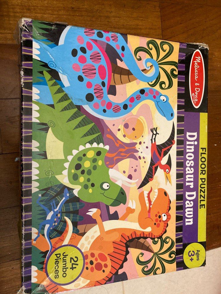 Dinosaur dawn floor puzzle cheap