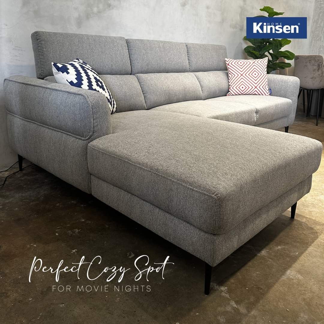 New L shape sofa KINSEN, Furniture & Home Living, Furniture, Sofas on