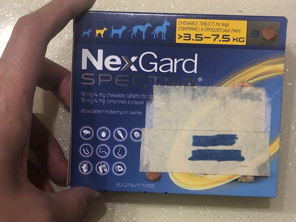 NexGard Spectra for 3.5kg to 7.5kg Dogs, Pet Supplies, Pet Food on