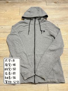Nike 灰色連帽運動防風外套 &E
