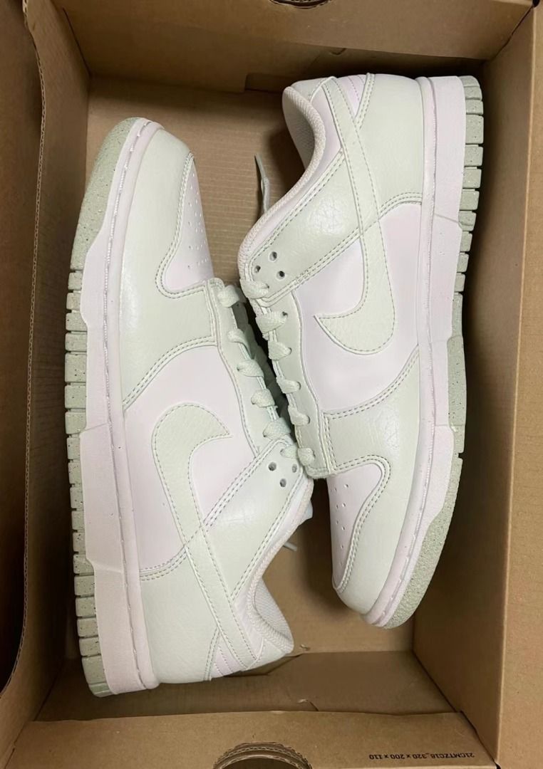🔥全新現貨🔥Nike Dunk Low Next Nature White Mint 浅绿色, 女裝, 鞋