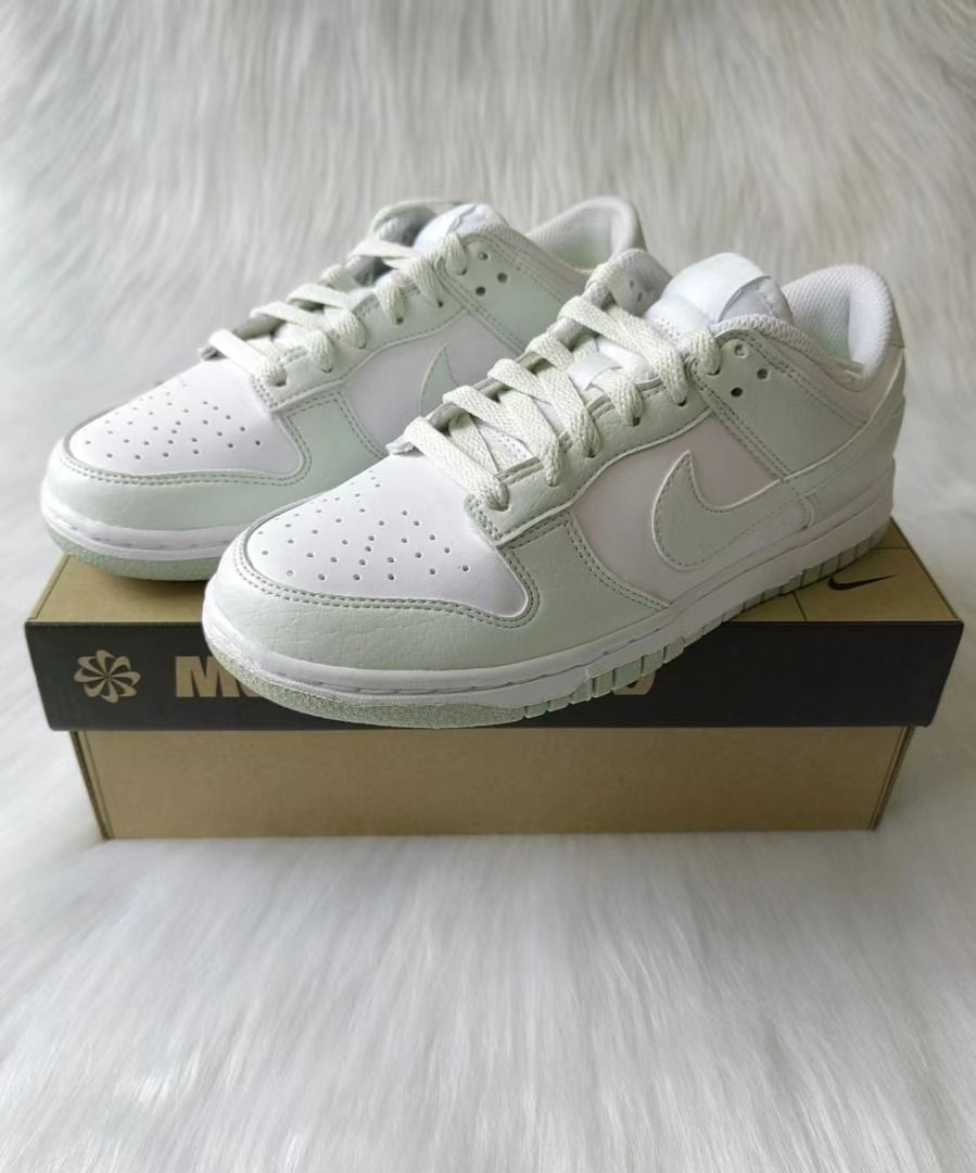 🔥全新現貨🔥Nike Dunk Low Next Nature White Mint 浅绿色, 女裝, 鞋