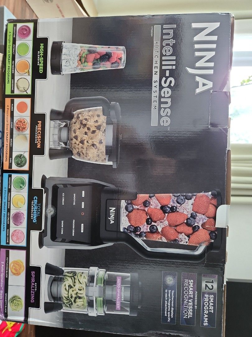Ninja Intellisense Kitchen System Food Processor and Blender, TV & Home Appliances, Kitchen