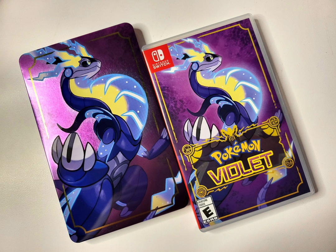 Nintendo Switch Pokemon Violet with Steel Case, Video Gaming, Video ...