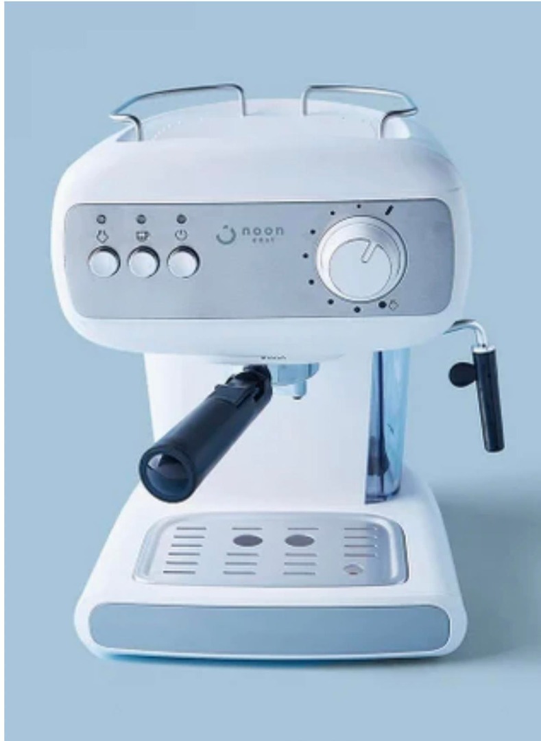 noon east Espresso Coffee Machine 15 Bar 850 W With High Pressure 1.2 Liter Light Yellow, TV