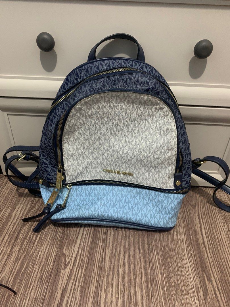 Blue best sale mk backpack