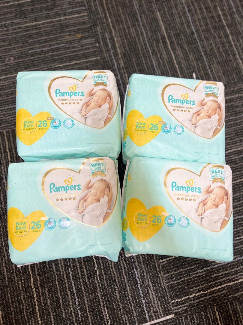 Pampers Premium New born, Babies & Kids, Bathing & Changing, Diapers ...