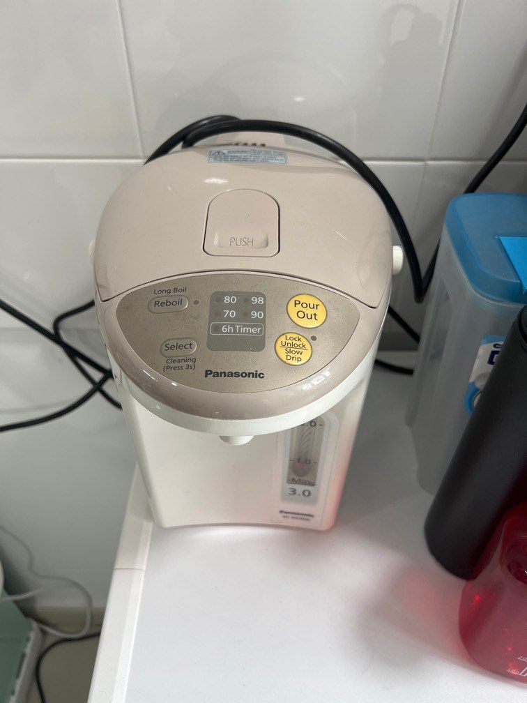 Panasonic Electric Thermo Pot 3L, TV & Home Appliances, Kitchen