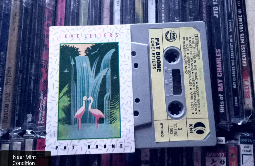 Pat Boone Love Letters Cassette Tape Original Cassette Tapes Vintage