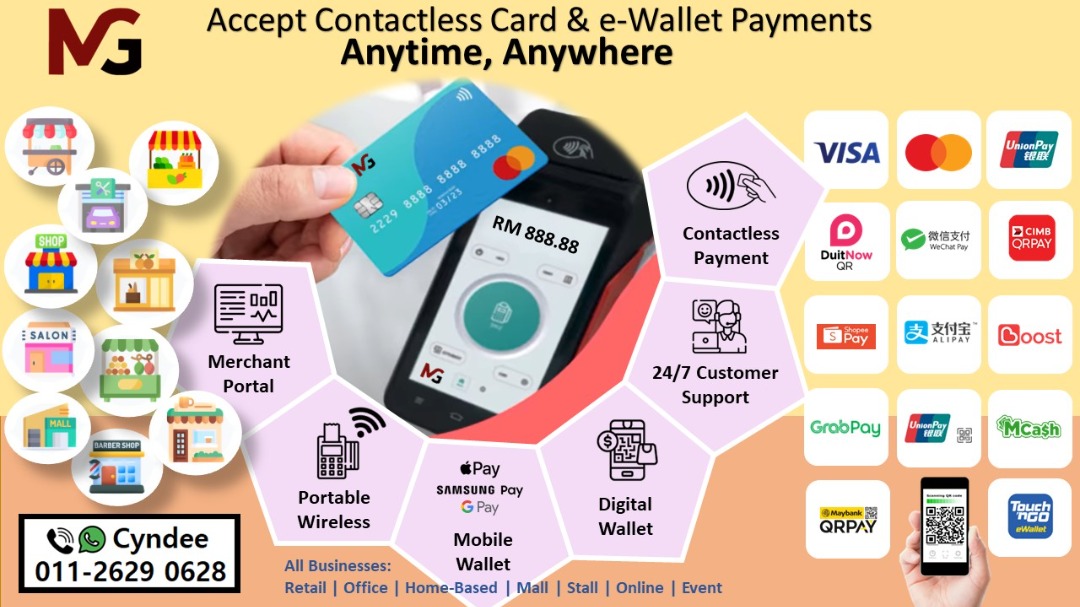 Payment Terminals & Credit Card Machines (Wireless / Contactless