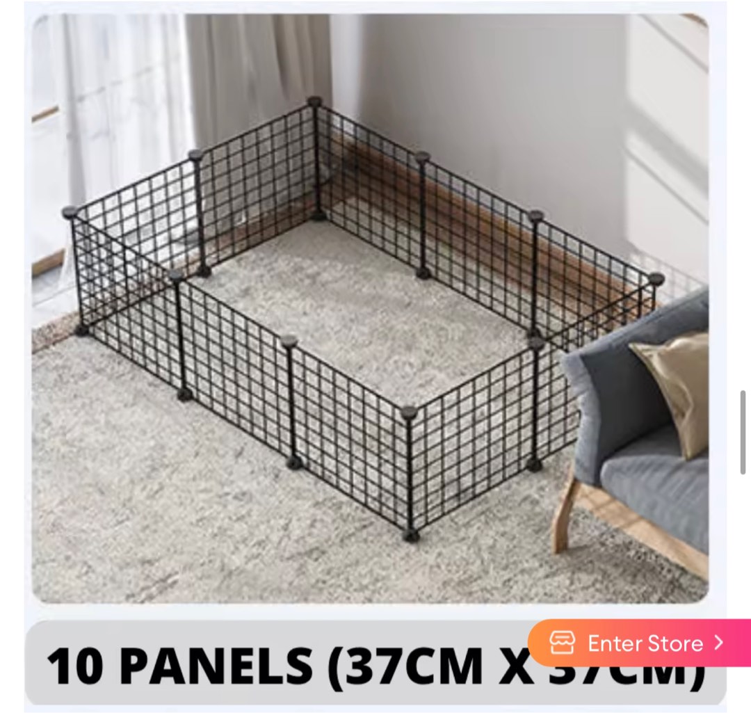 Pet Cage Gate Animal Playpen, Pet Supplies, Homes & Other Pet Accessories on Carousell