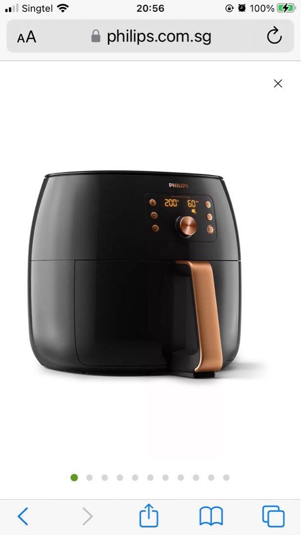 Philips Air Fryer HD9860/91 / HD9870/20, TV & Home Appliances, Kitchen