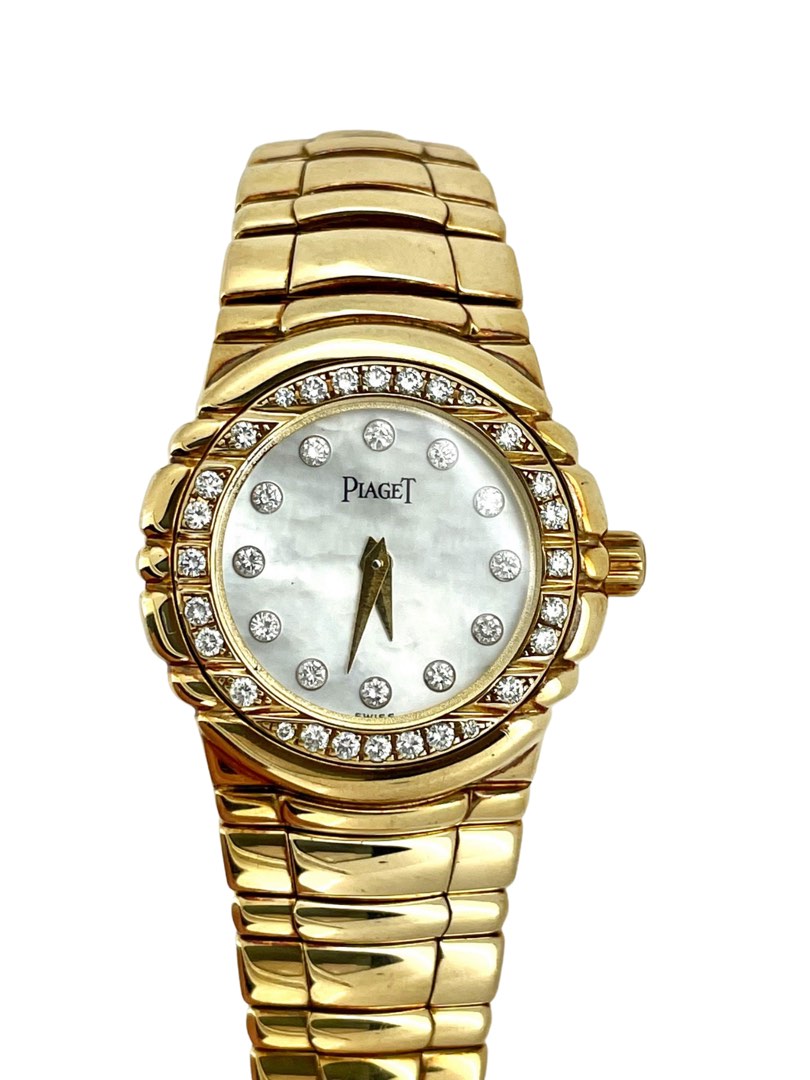 Piaget Tanagra 16033 M 401D Diamond Dial Luxury Watches on