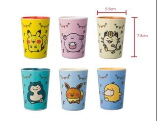 Pokemon Center 2022 Pokemon Smile Mini Melamine Tumbler Cup