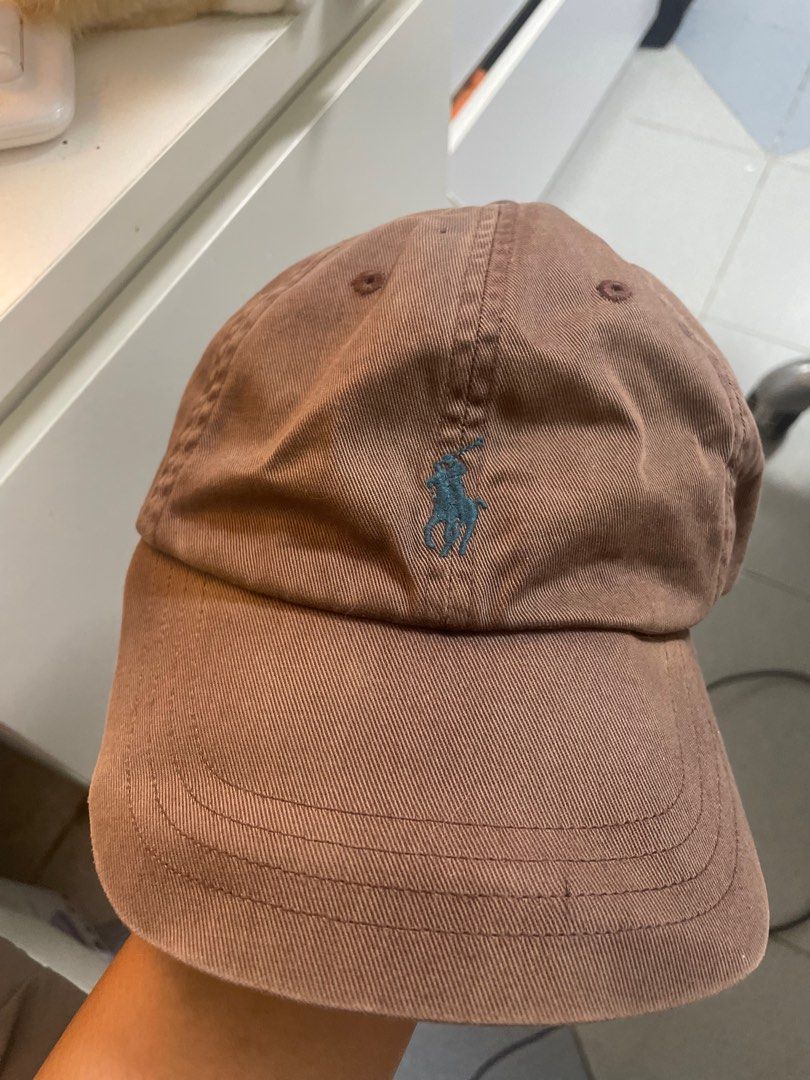 Brown online polo hat