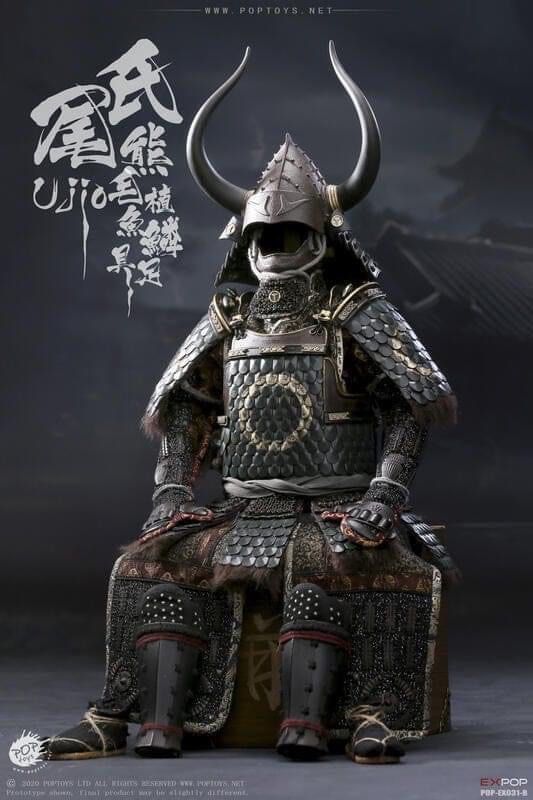 POPTOYS EX031-B 1/6 勇者武士氏尾熊毛植魚鱗具足典藏版last samurai